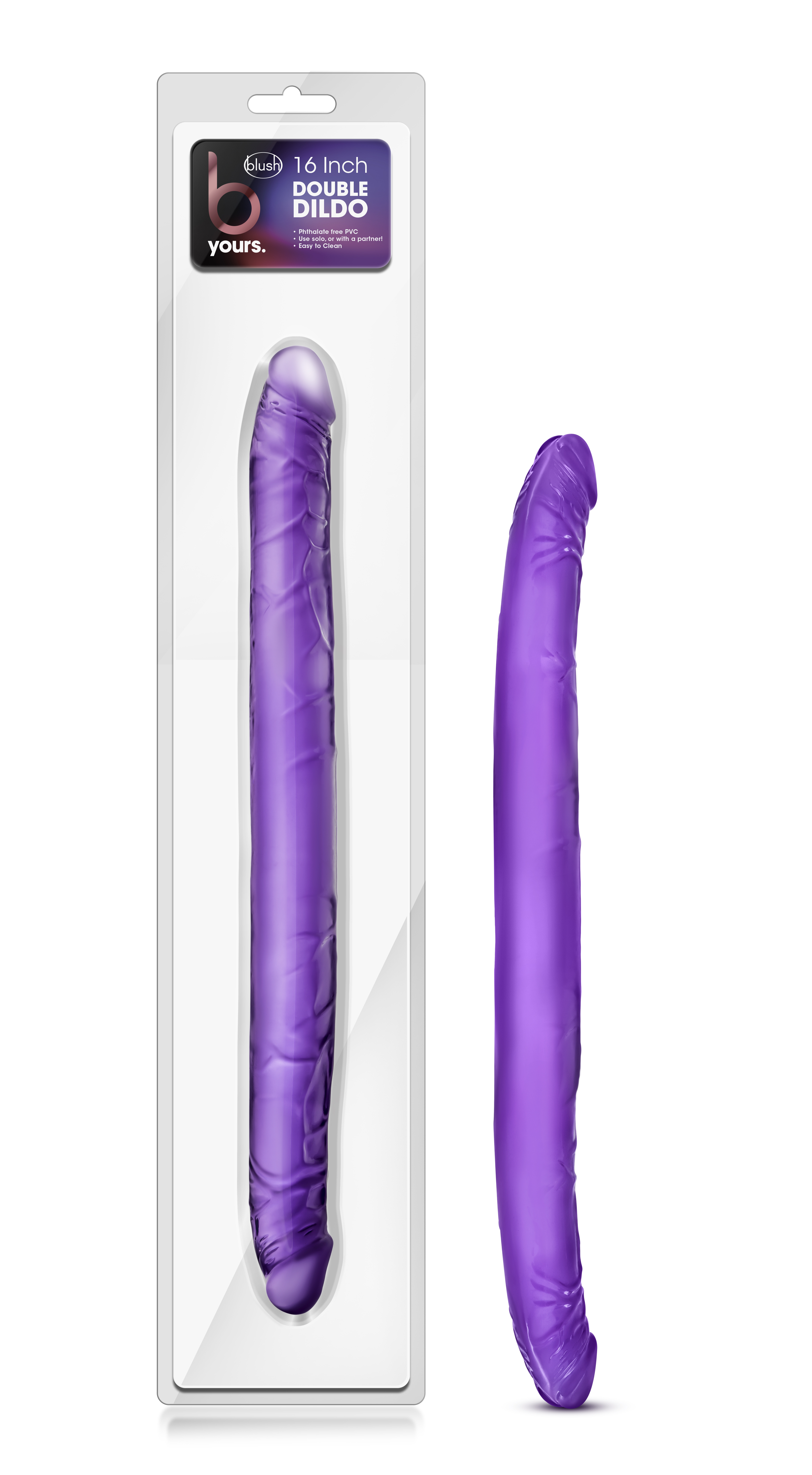 Blush B Yours Purple 16-Inch Long Dildo