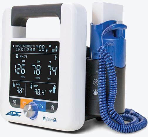 ADView® 2 Modular Diagnostic Station with Blood Pressure, and Temperature Modules