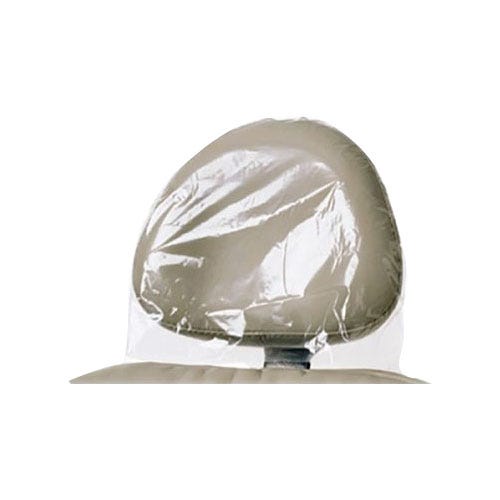 Headrest Cover 13" x 10" All Poly Clear - 500/Case