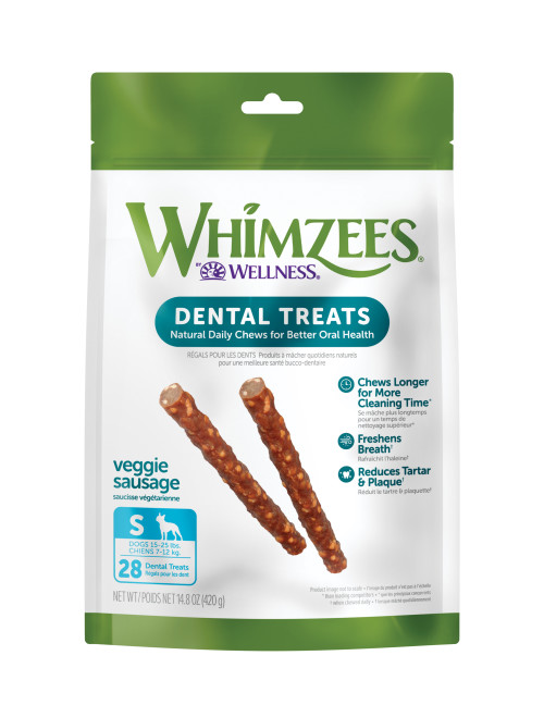 WHIMZEES Veggie Sausage Front packaging
