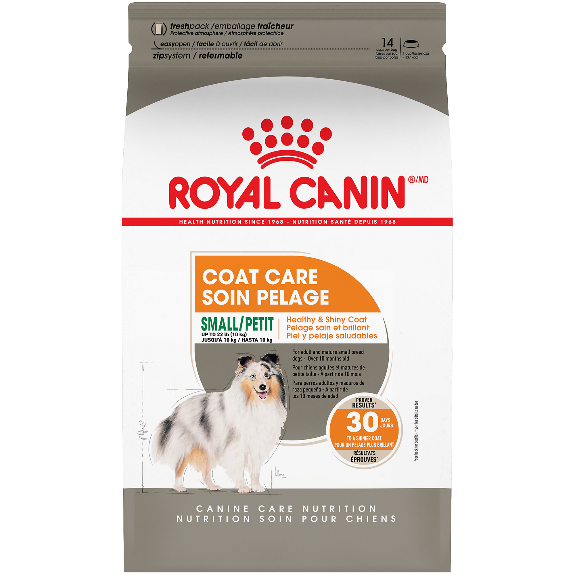 Small Coat Care Dry Dog Food Royal Canin