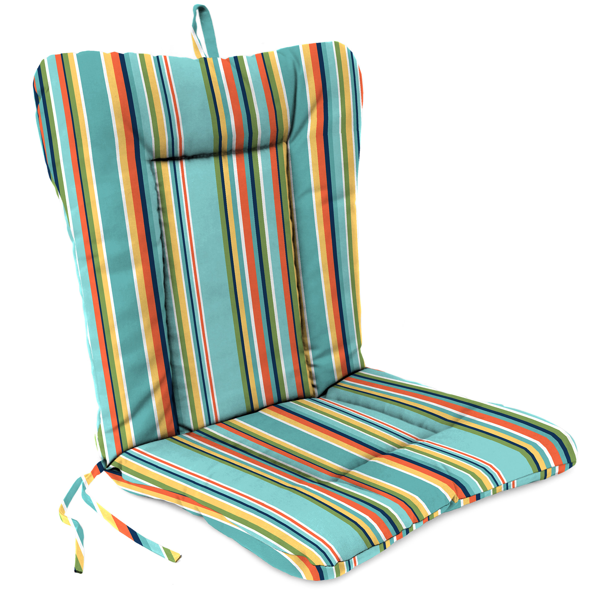 Neu Outdoor Terrasse Schmiedeeisen Stuhl Kissen mit Krawatten und Aufhänger Schlaufe 21" x 38" - Bild 30 von 33