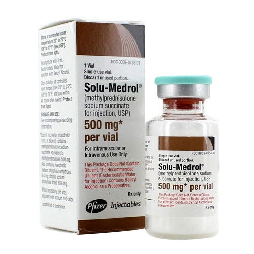 Solu-Medrol® 500mg Single Use Vial