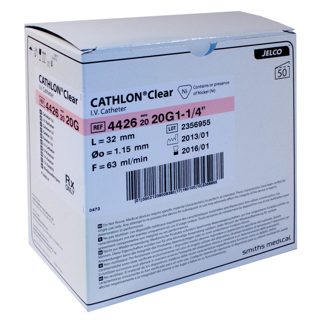Cathlon® Catheters  - 20G x 1-1/4"- 50/Box