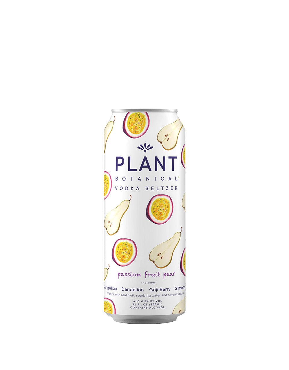 PLANT BOTANICAL PASSIONFRUIT PEAR PREMIUM VODKA SELTZER