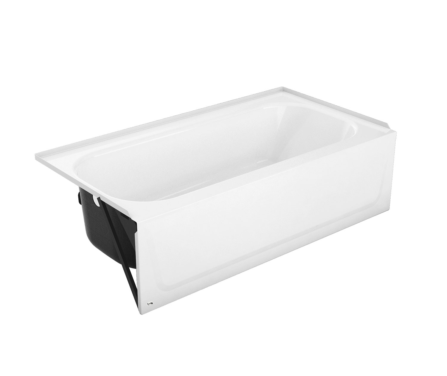 Maui Plus 6032 Right Drain Alcove Bathtub in White view 13
