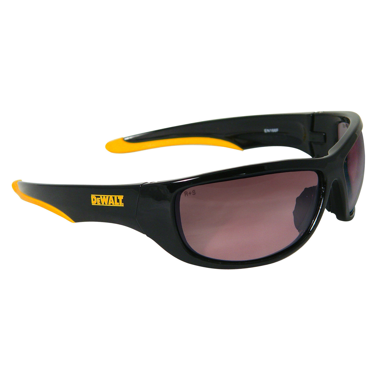 DPG94 Dominator Protective Eyewear - Black/Yellow Frame - Gradient Lens