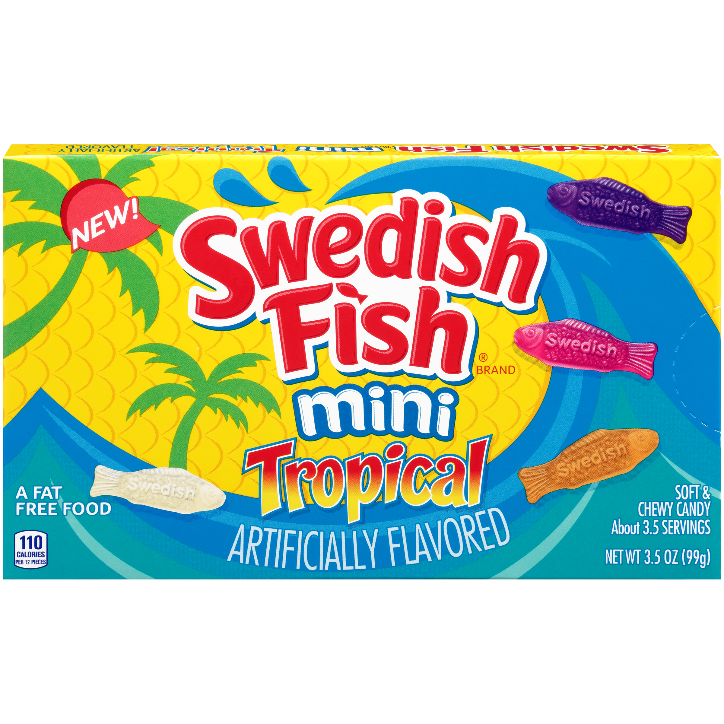 SWEDISH FISH Tropical Soft Candy 3.5 oz