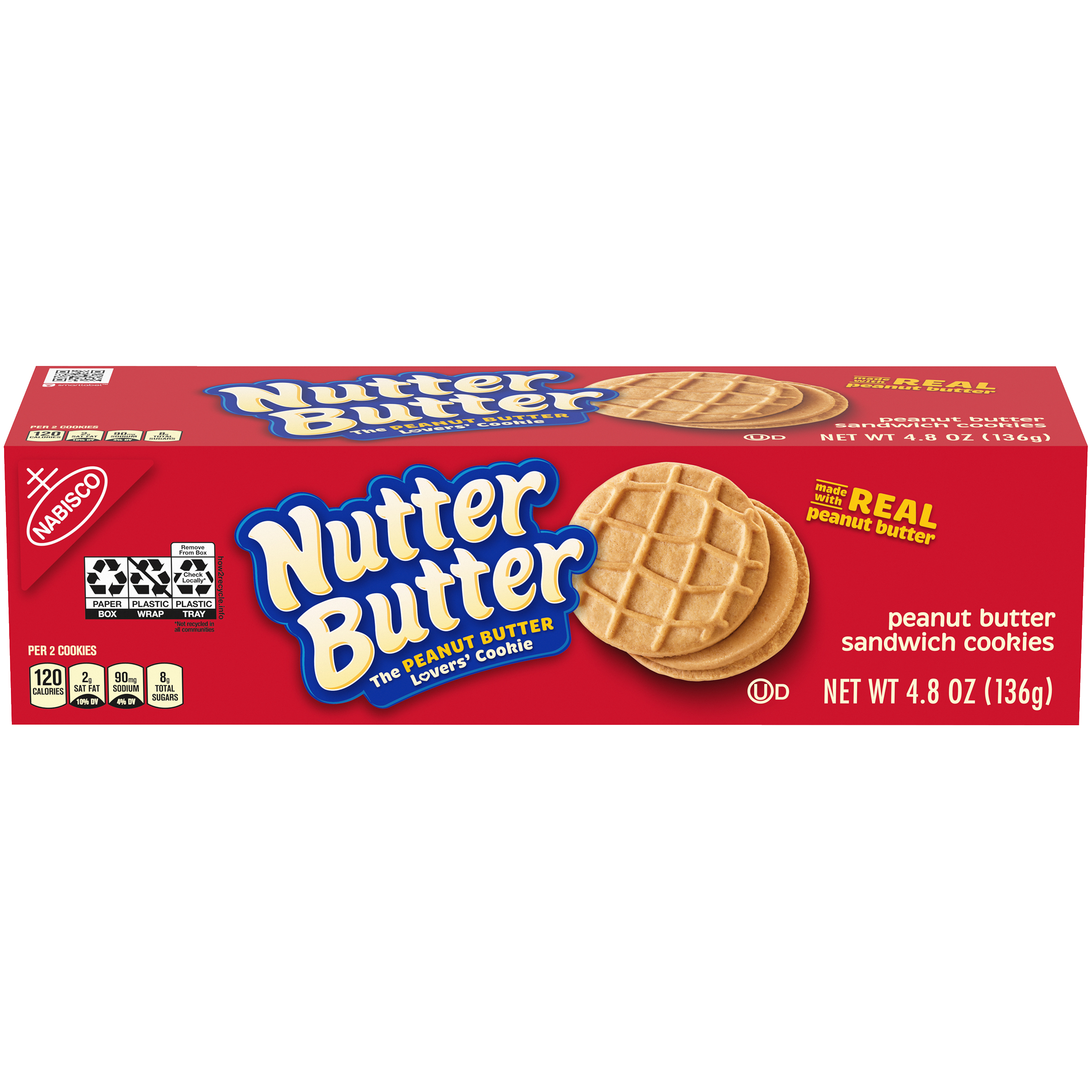 NUTTER BUTTER Supermix Cookies 4.8 oz
