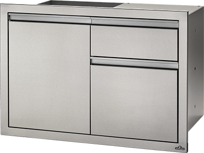 BI-3624-1D2DR - 36 x 24 inch Single Door & Standard Drawer
