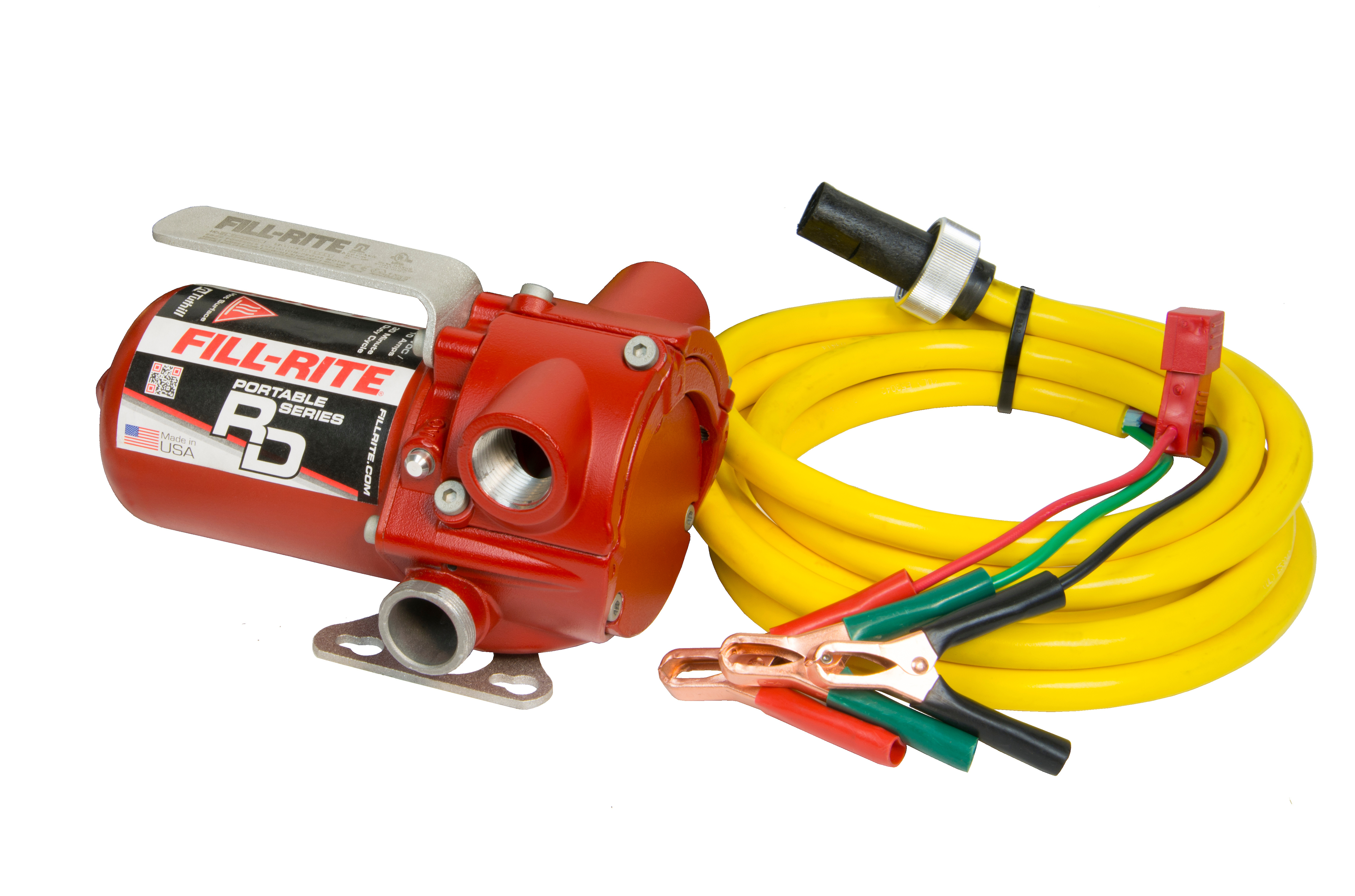 Fill-Rite RD812NN 12V 8 GPM Portable Fuel Transfer Pump (Pump Only w/Power Cable/Clips)