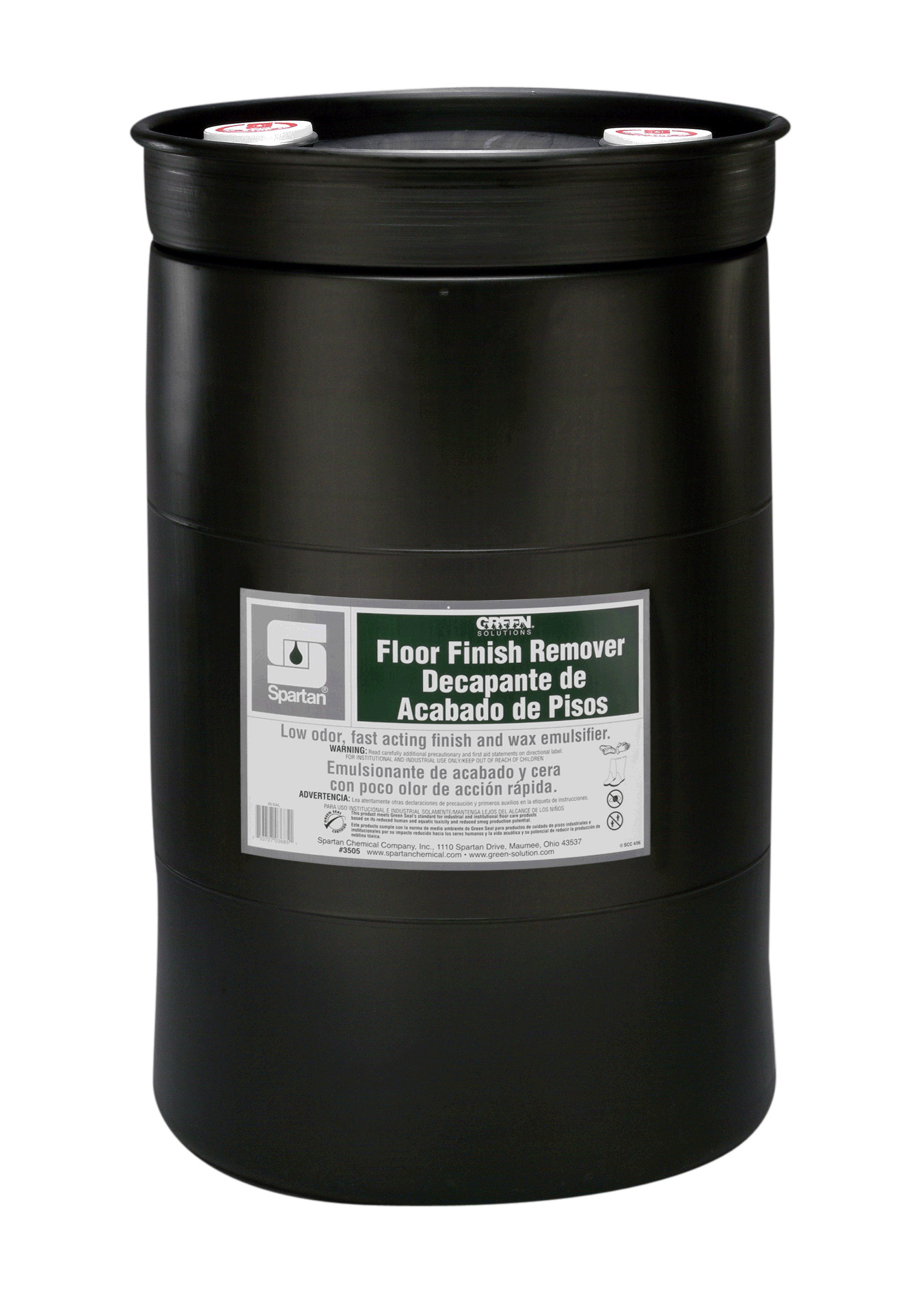 Spartan Chemical Company Green Solutions Floor Finish Remover, 30 GAL DRUM