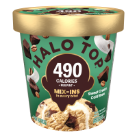 Sweet Cream Cold Brew Coffee Light Ice Cream, Lower Calorie Frozen Dessert Pint, 16 fl oz