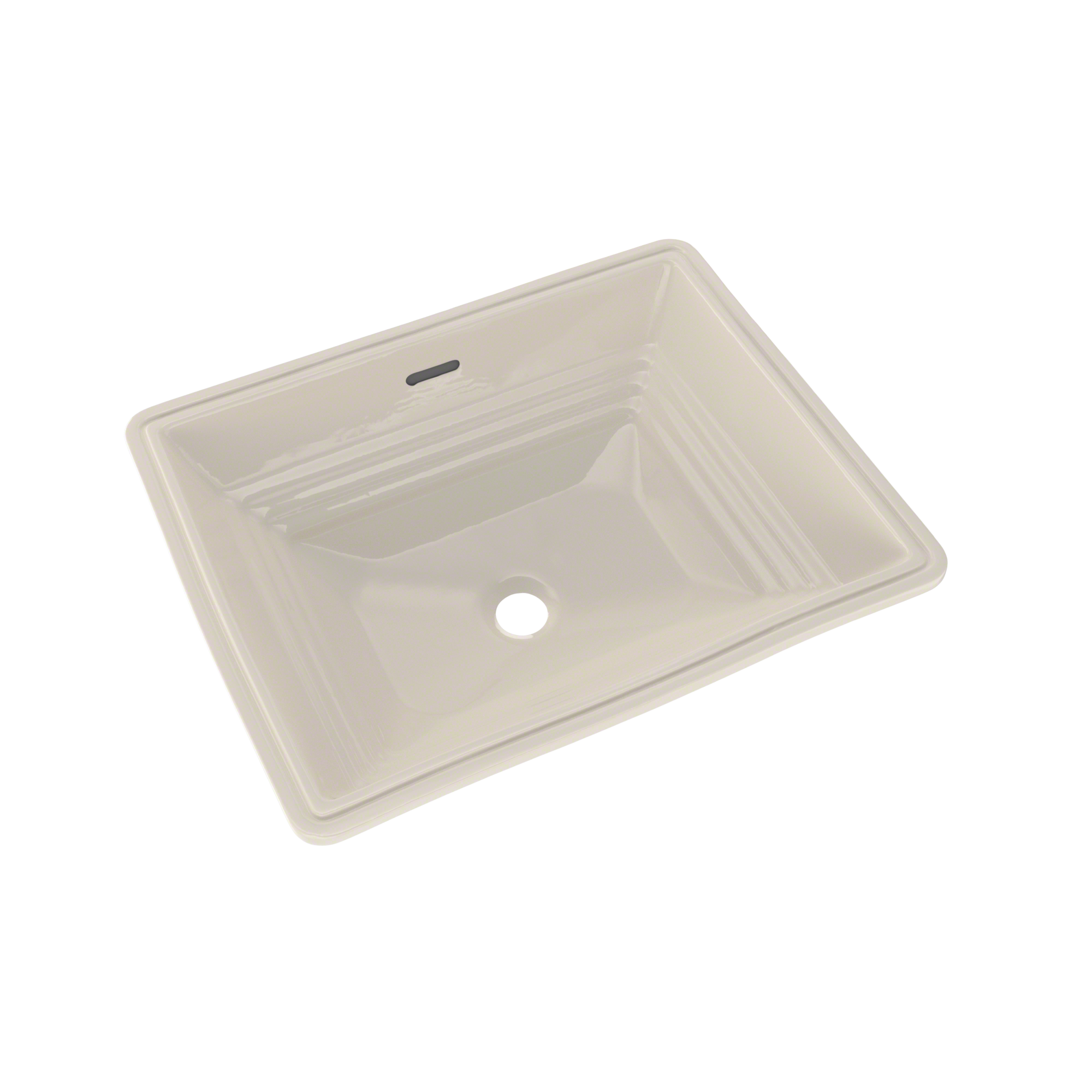 TOTO Promenade Rectangular Undermount Bathroom Sink, Sedona Beige, Vitreous China, LT533#12