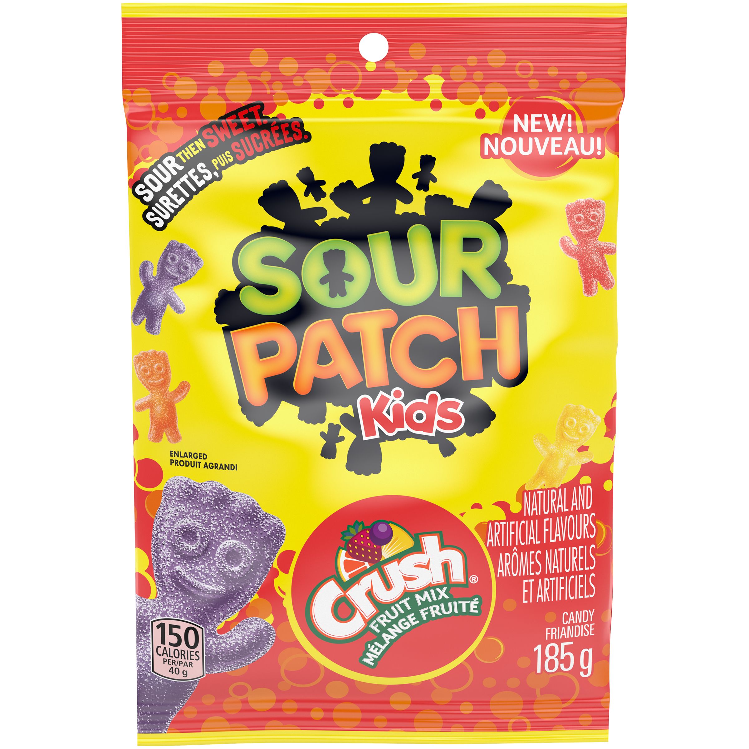 Maynards Sour Patch Kids Assorted Crush Soft Candy 185 G