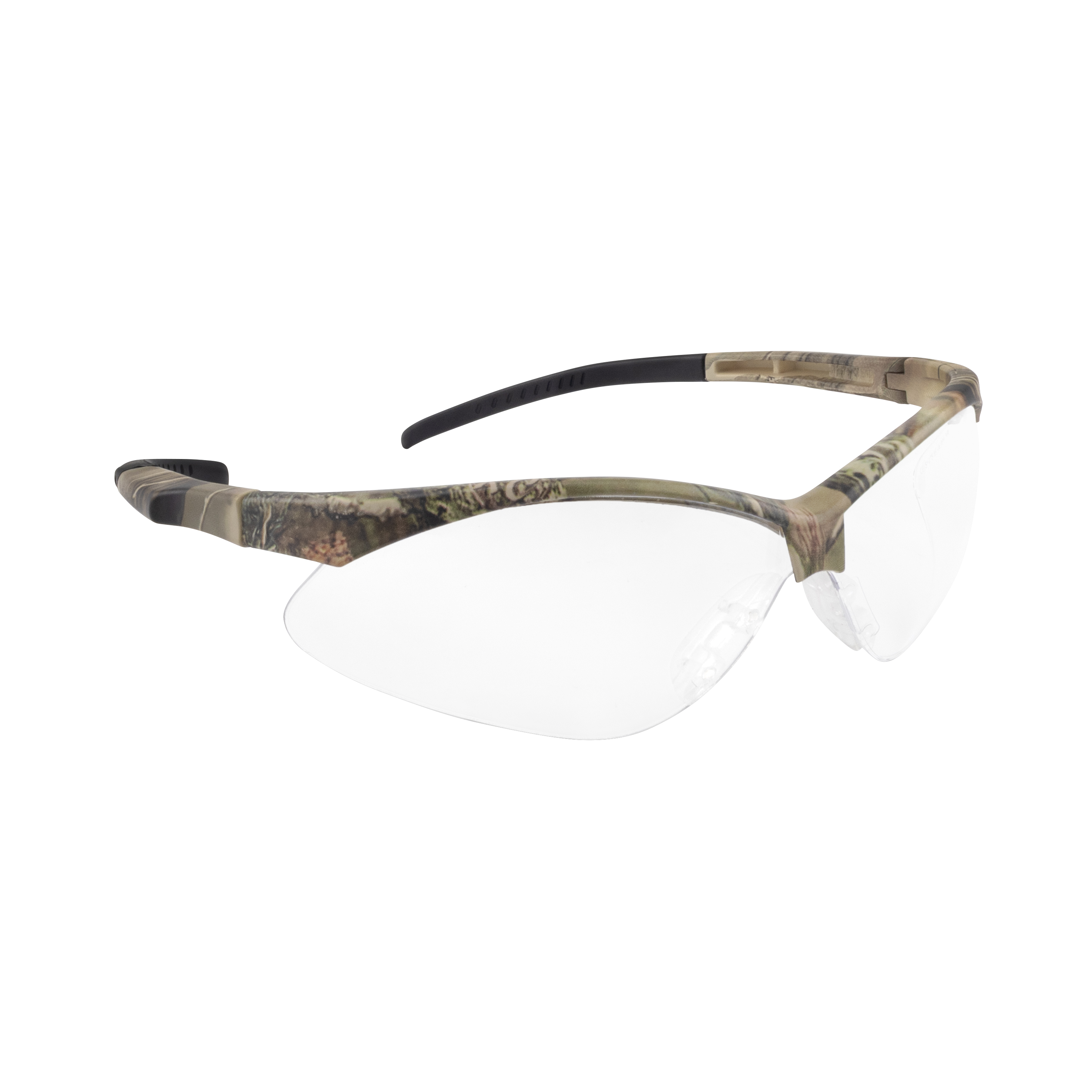 Rad-Apocalypse Camo Safety Eyewear - Camo Frame - Clear Anti-Fog Lens