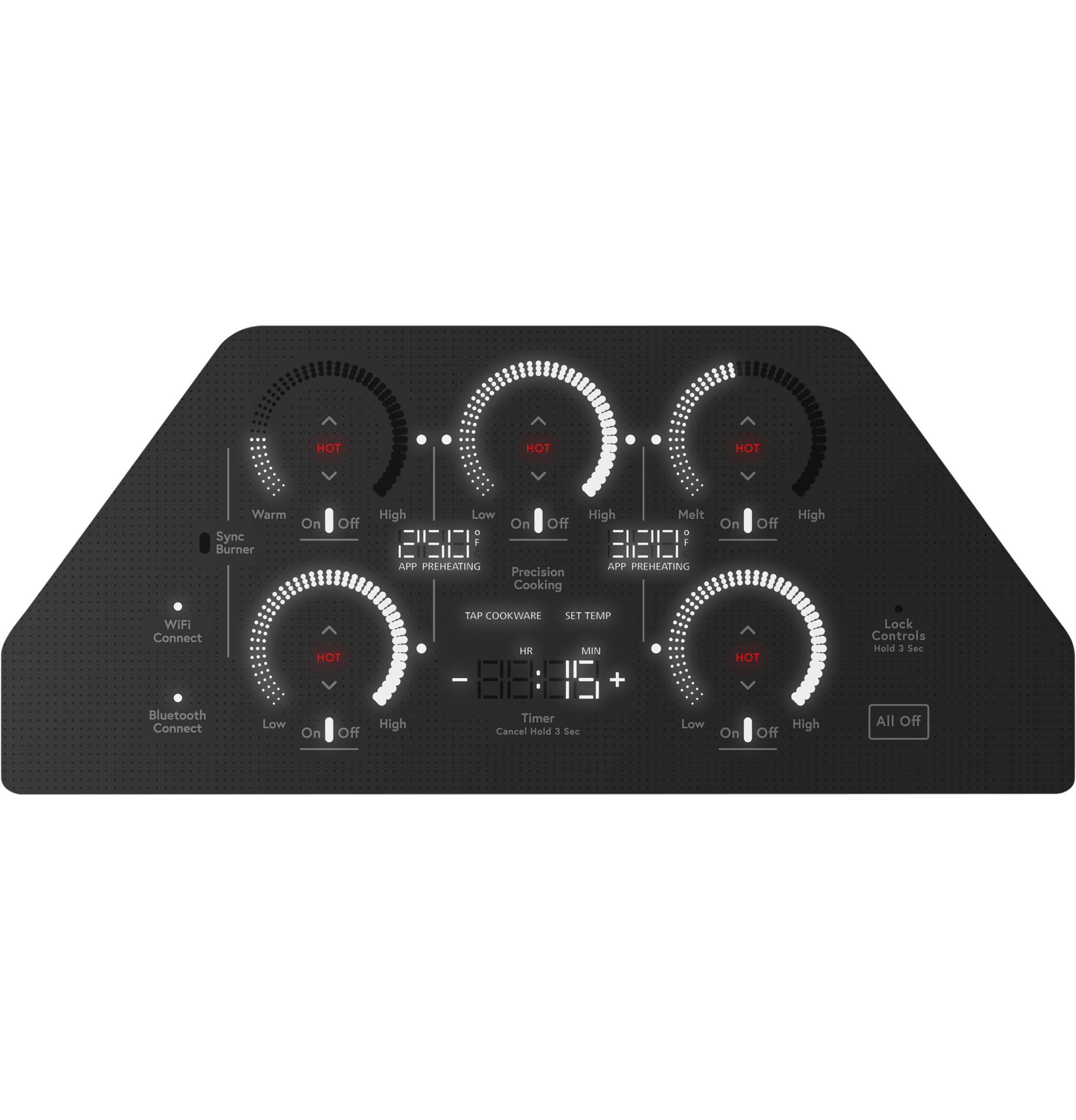 Café™ 36" Black Induction Cooktop view 4