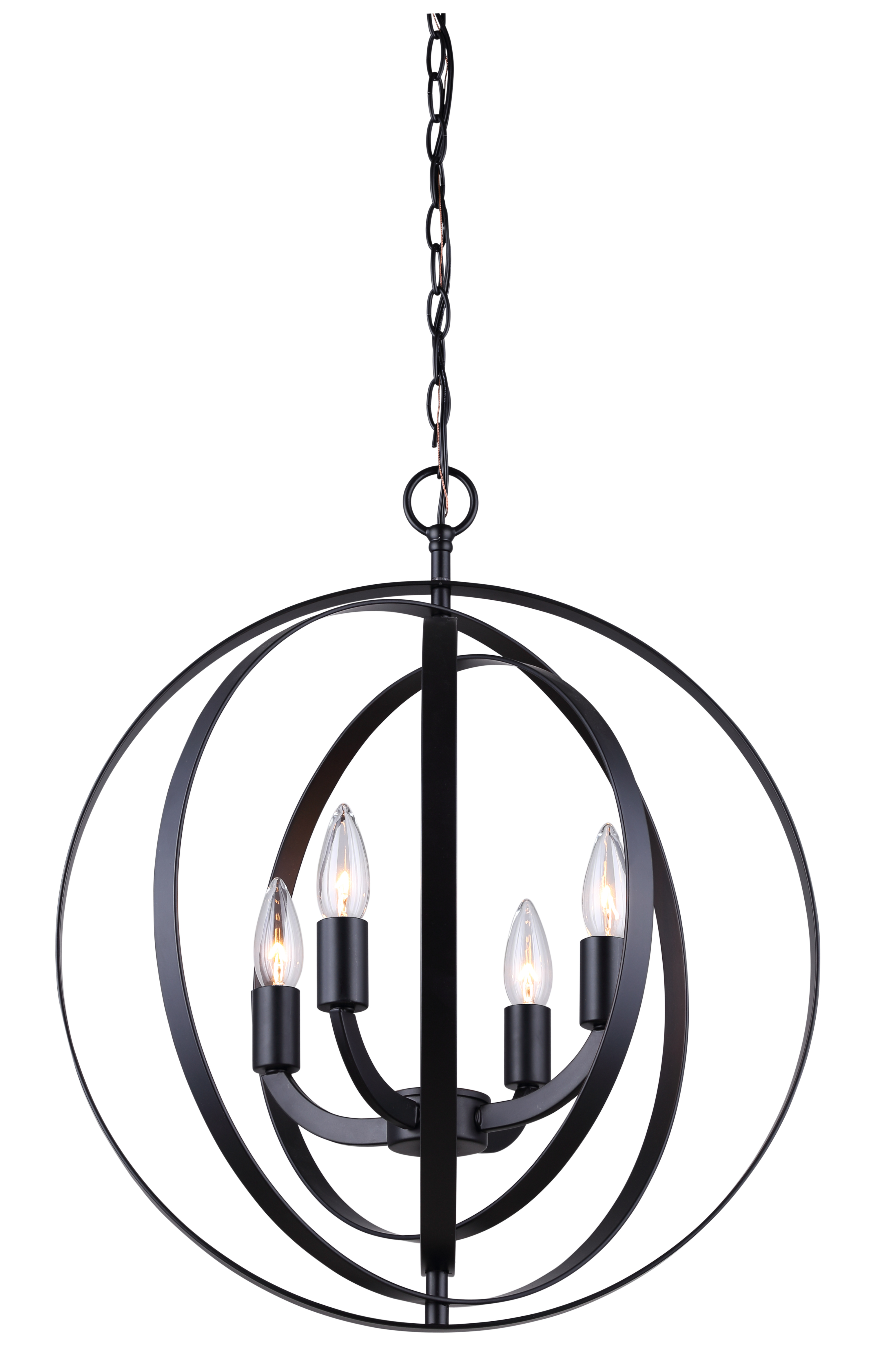 MERIDIAN 4LT 18" CHANDELIER