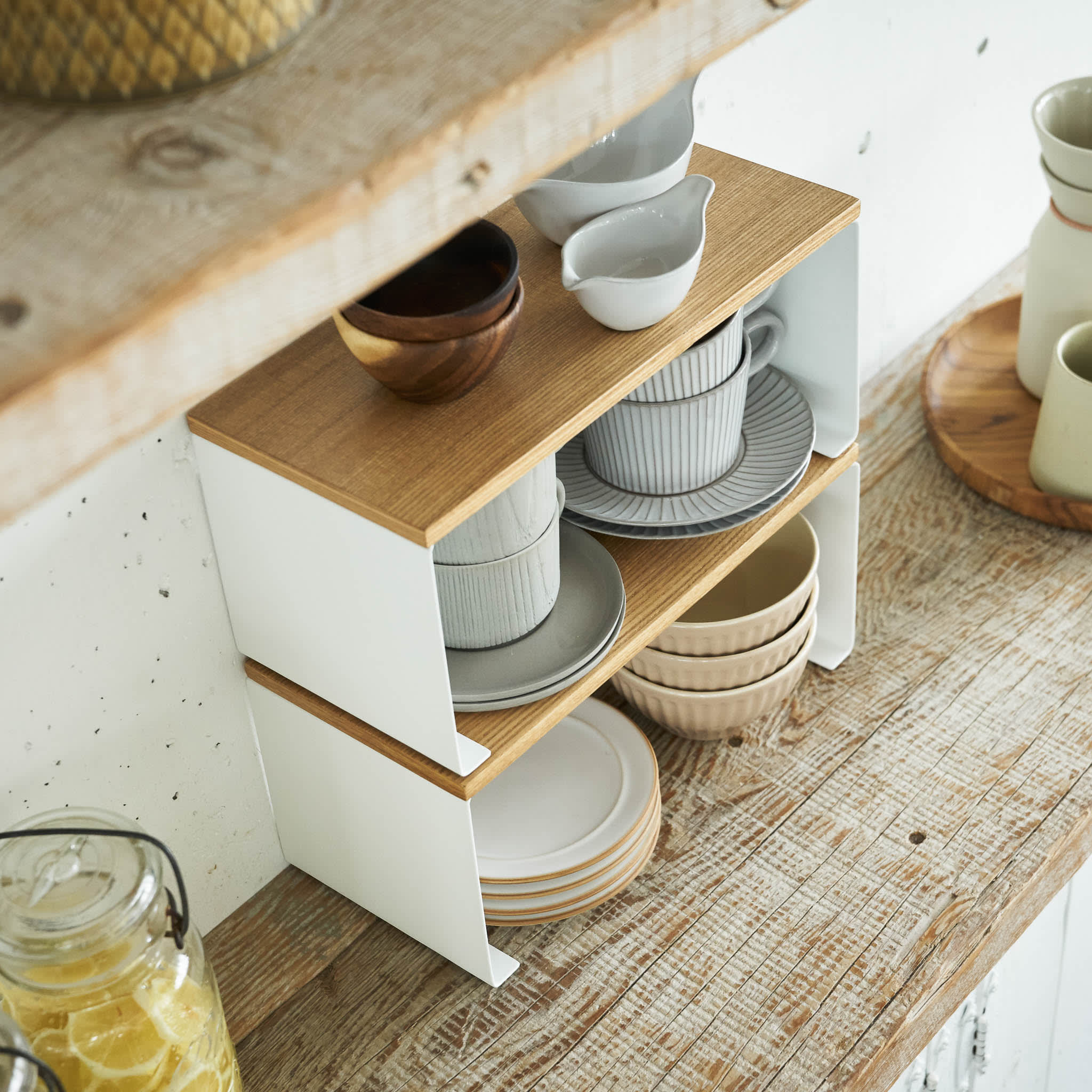 Slim Stackable Kitchen Rack : Practical Stackability
