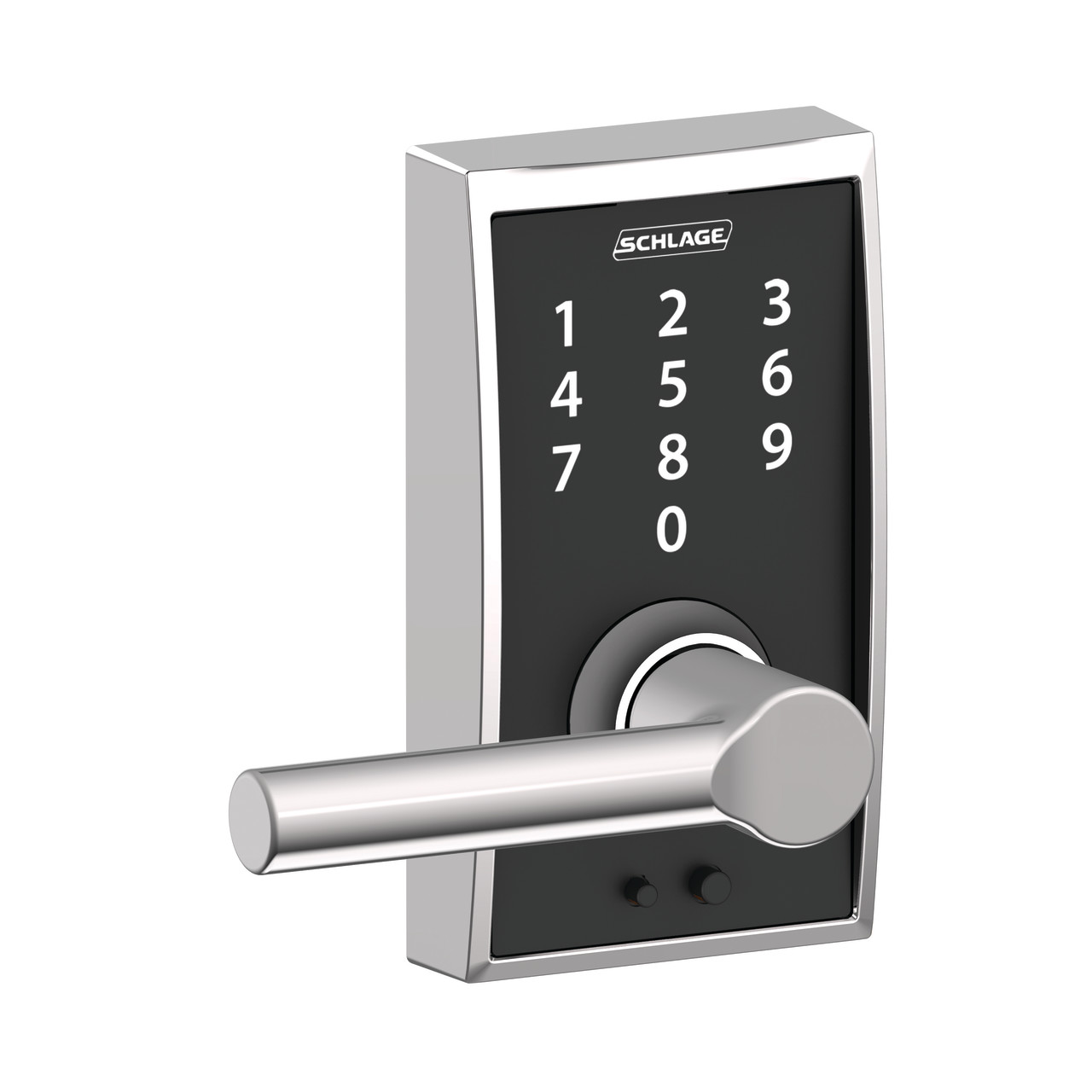 Schlage Touch™ Keyless Touchscreen Lever with Broadway Lever