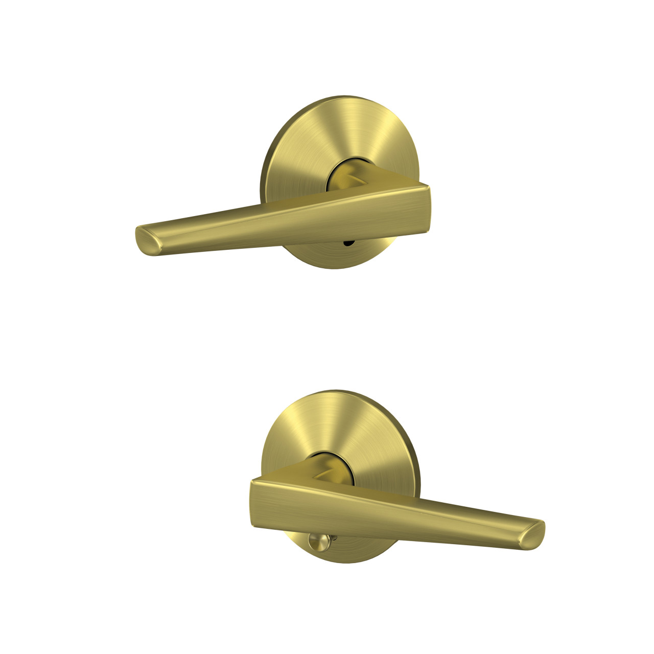 Custom Eller Lever Combined Interior Hall-Closet and Bed-Bath Lock