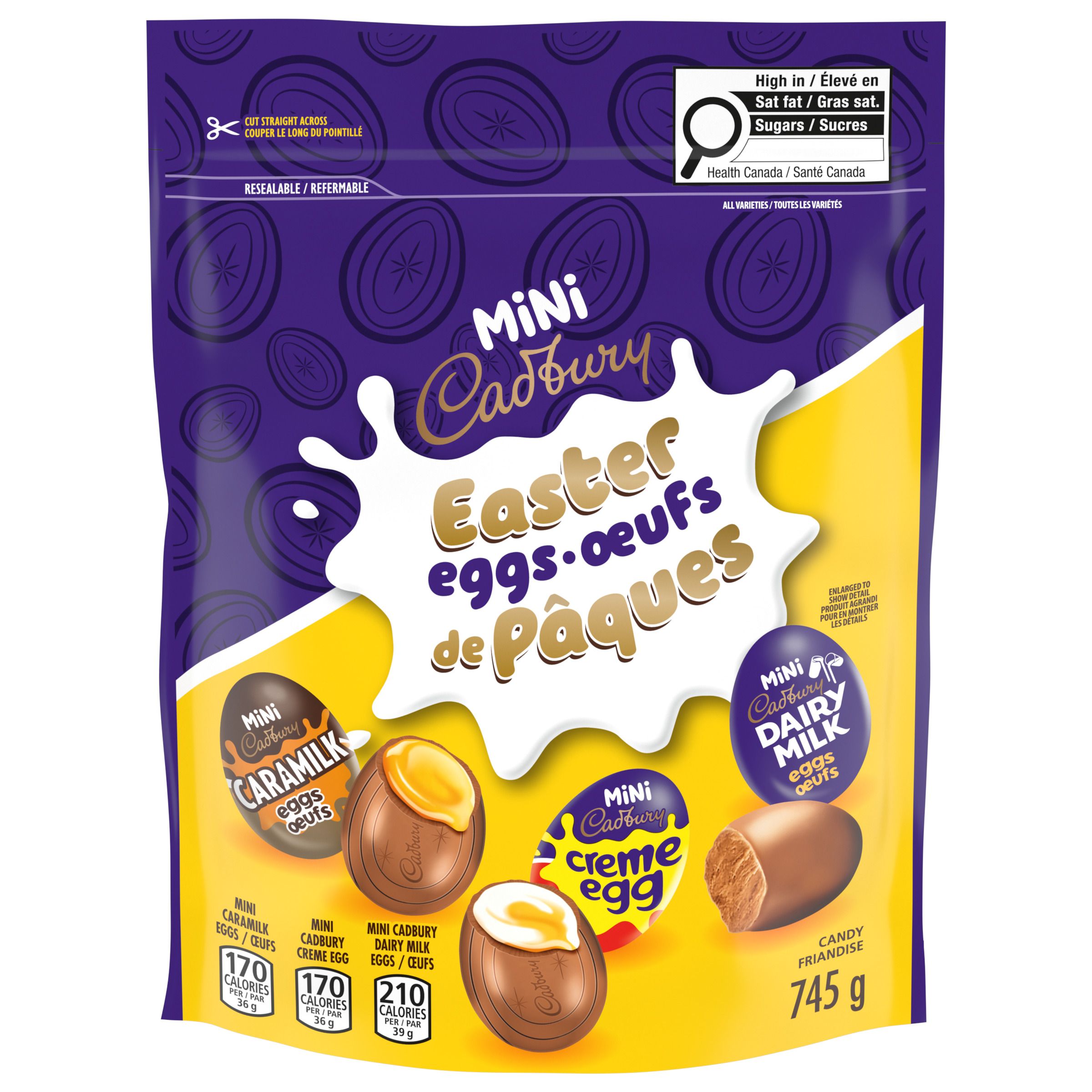 Cadbury Mini Easter Eggs Candy Assortment (Resealable Bag, 745 g)-0