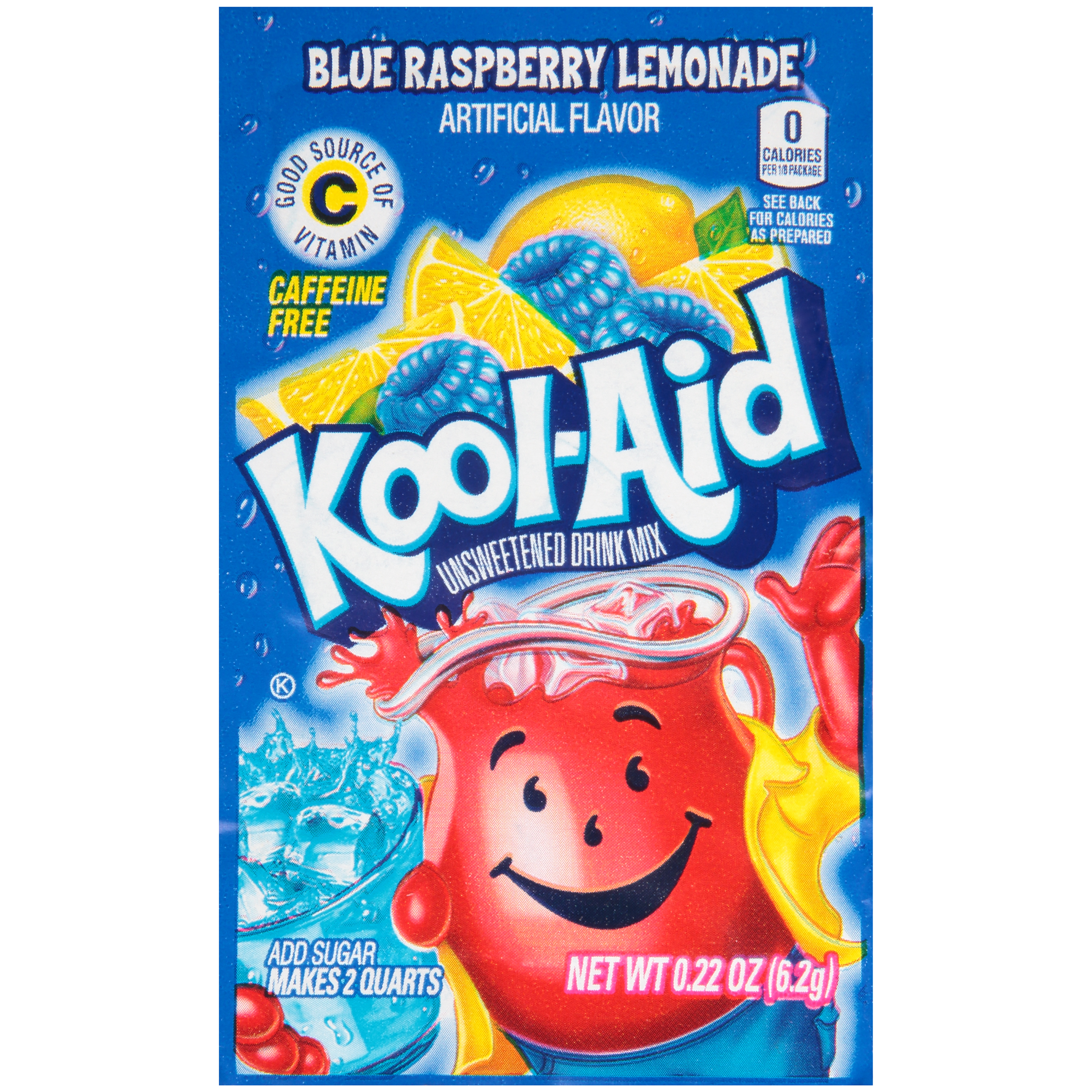 kool-aid blue raspberry lemonade drink mix unsweetened 0.