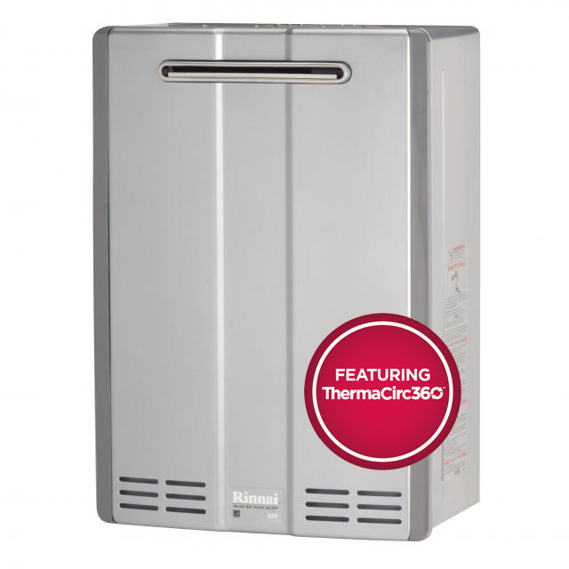 Ext CTWH 199k Btu 9.8gpm max Deluxe Controller Thermal By Pass w/Valve