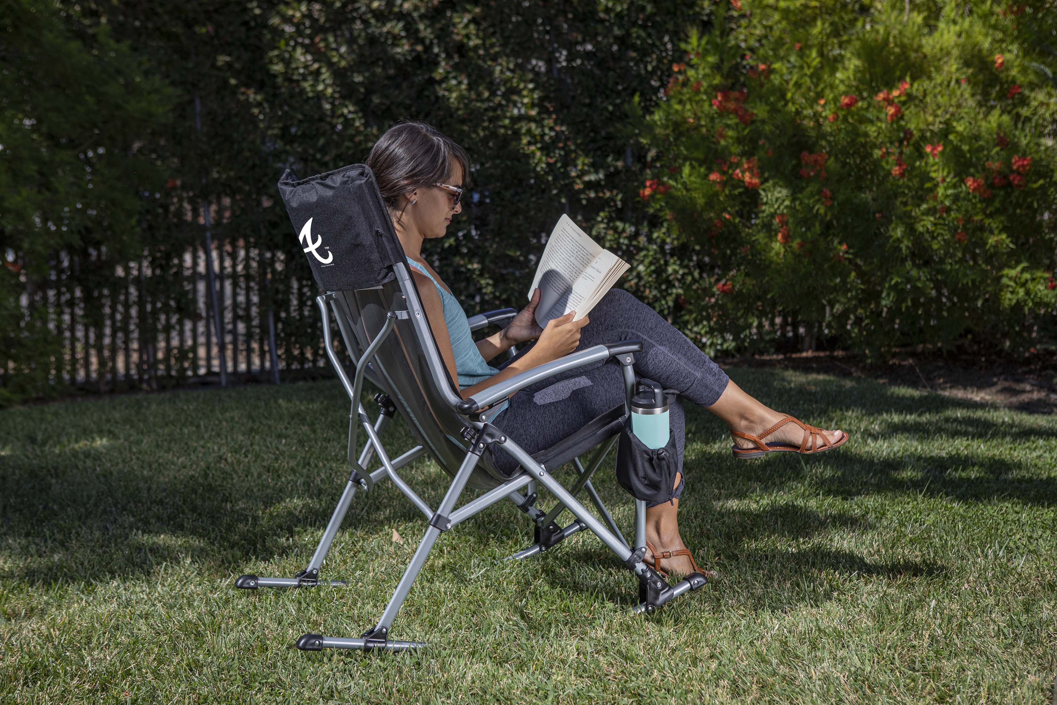 Atlanta Braves - Outdoor Rocking Camp Chair