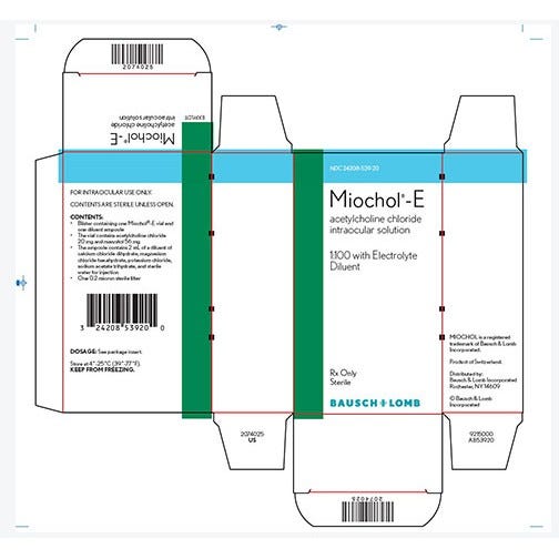 Miochol®-E Intraocular Solution, 1:100