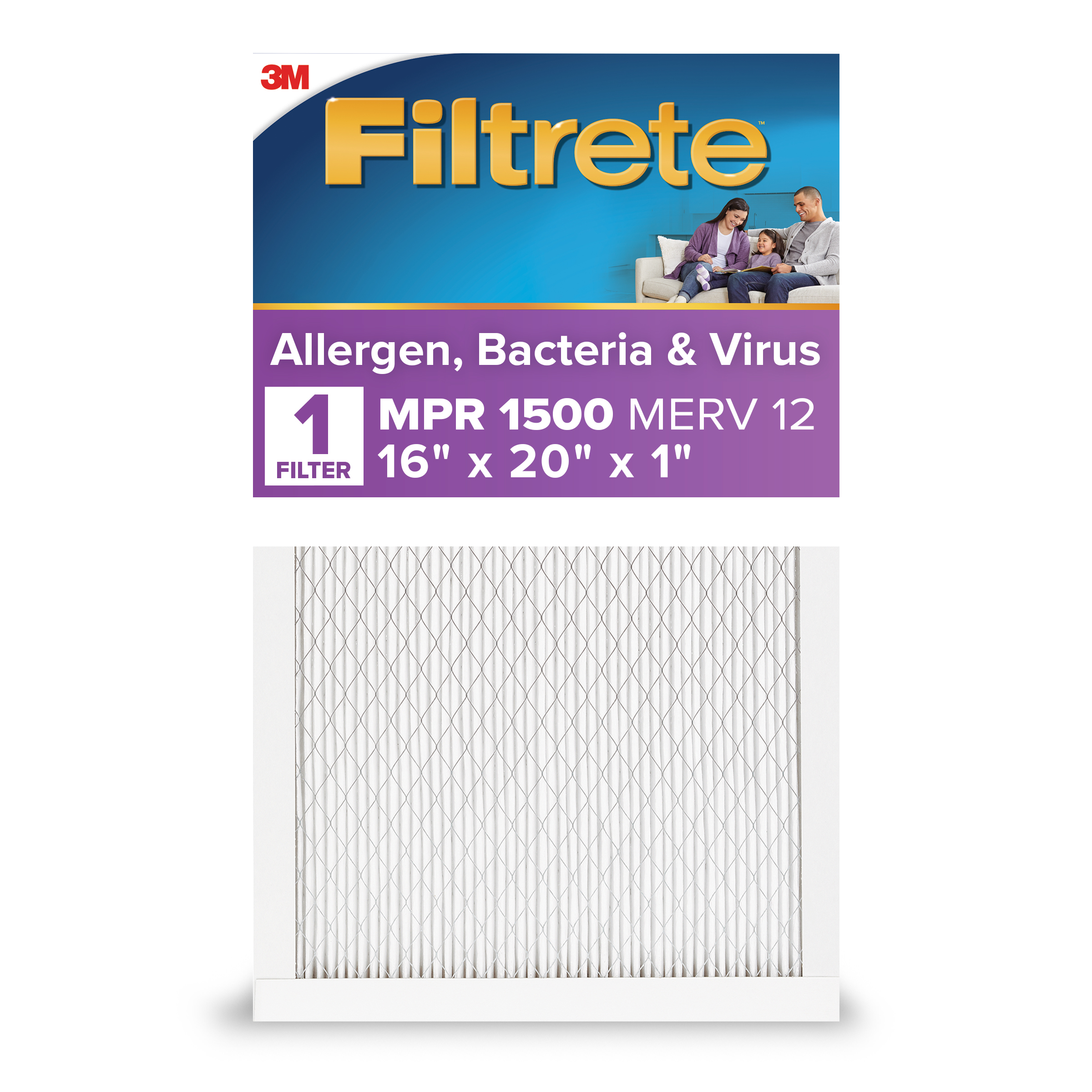 16"X20"X1" ULTRA ALLERGEN FILTER  3M FILTRETE
