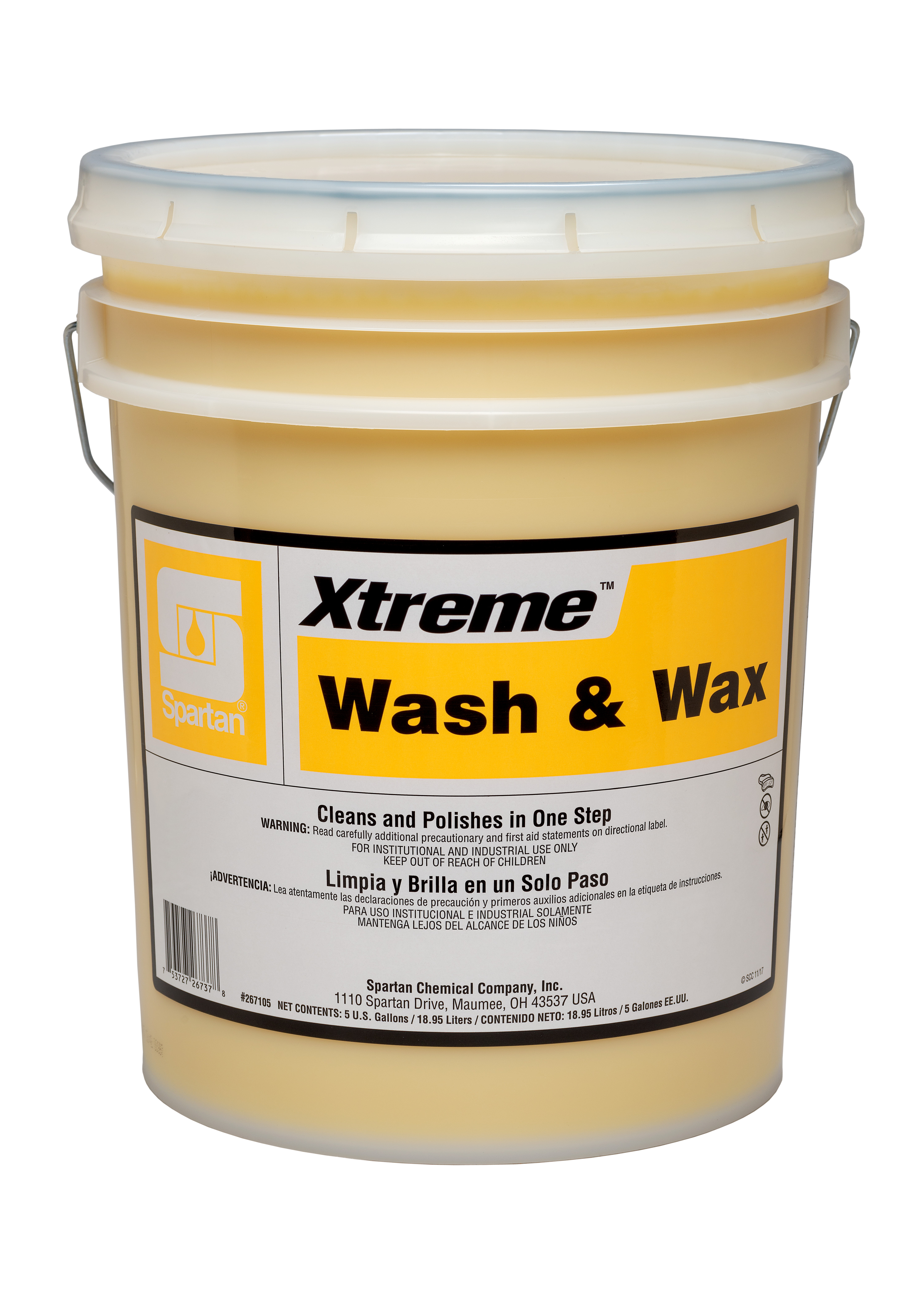 Spartan Chemical Company Xtreme Wash & Wax, 5 GAL PAIL