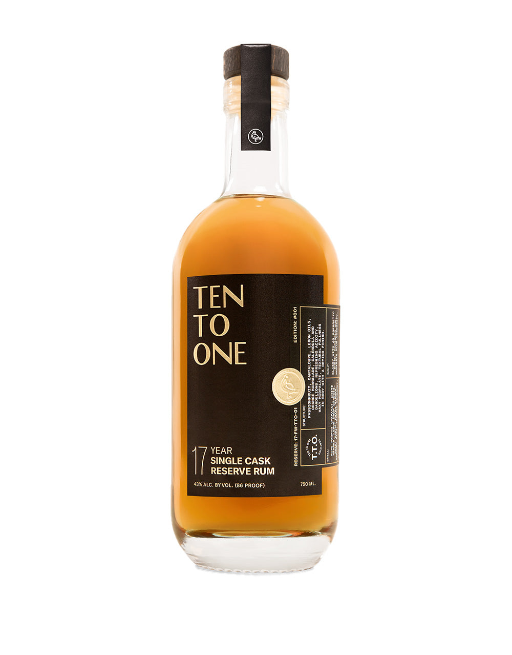TEN TO ONE 17 YEAR OLD SINGLE CASK RESERVE RUM