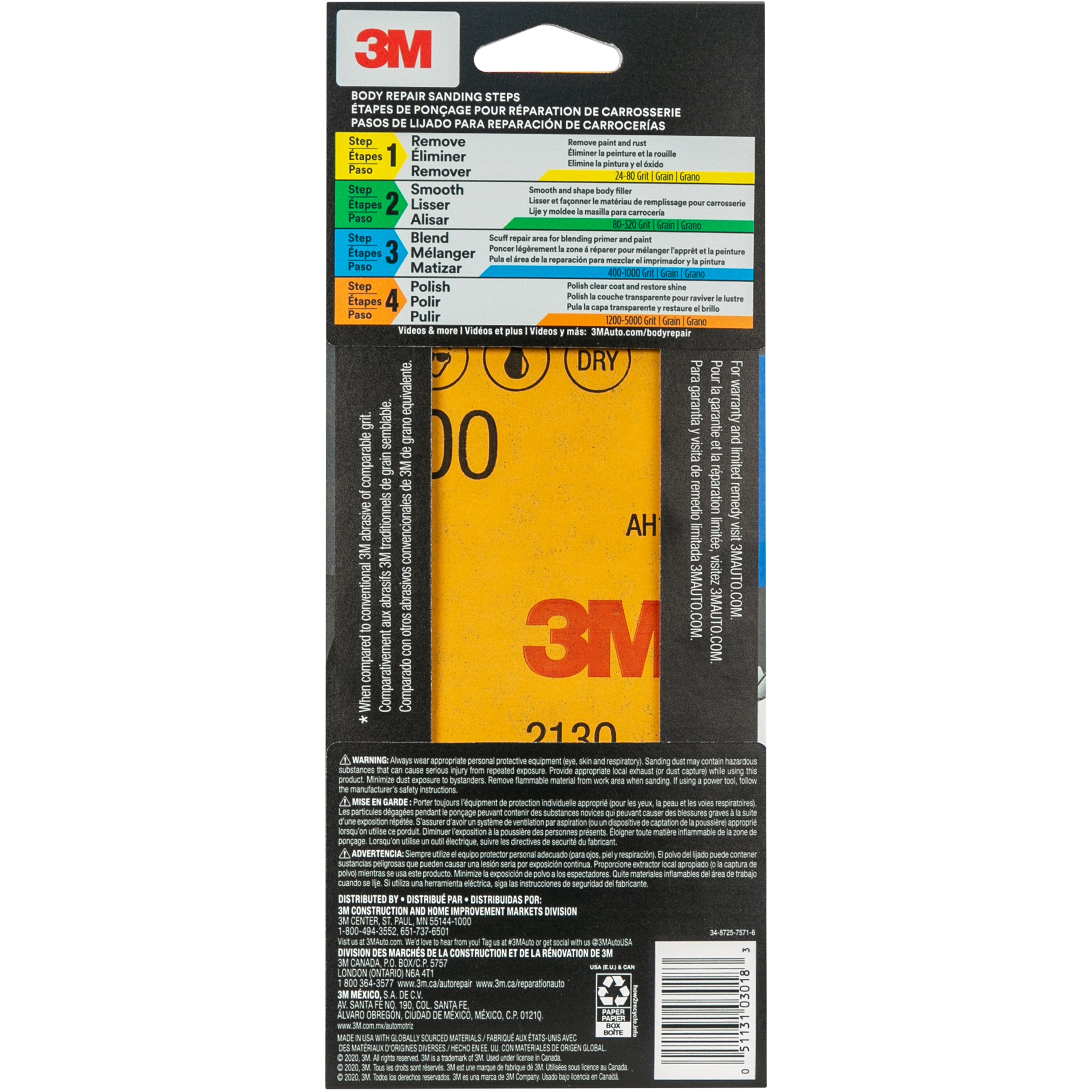 SKU 7100280908 | 3M™ Wetordry™ Sandpaper 03018