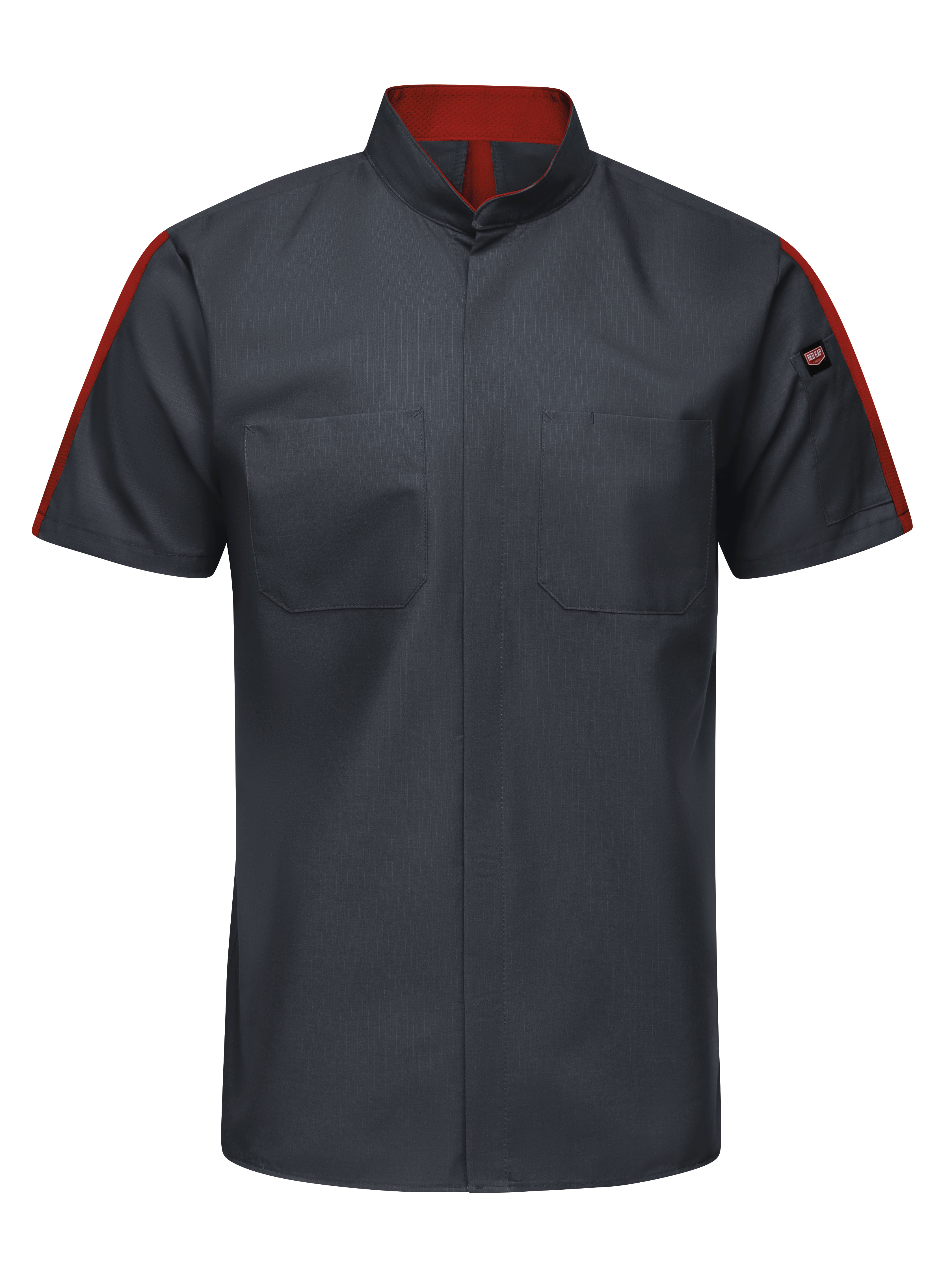 Picture of Red Kap® SX46-COLORBLOCK Men's Short Sleeve Two Tone Pro+ Work Shirt with OilBlok and MIMIX®