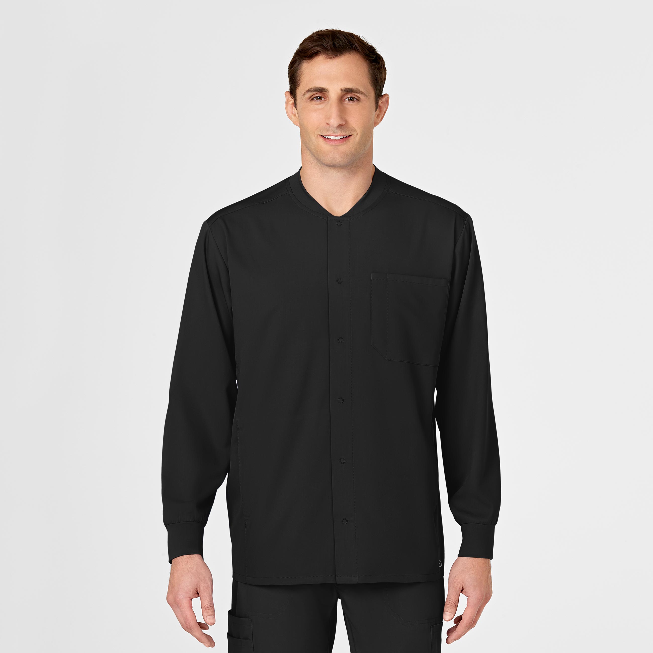PRO Men&#8216;s Snap Front Warm-Up Jacket-Wonder Wink