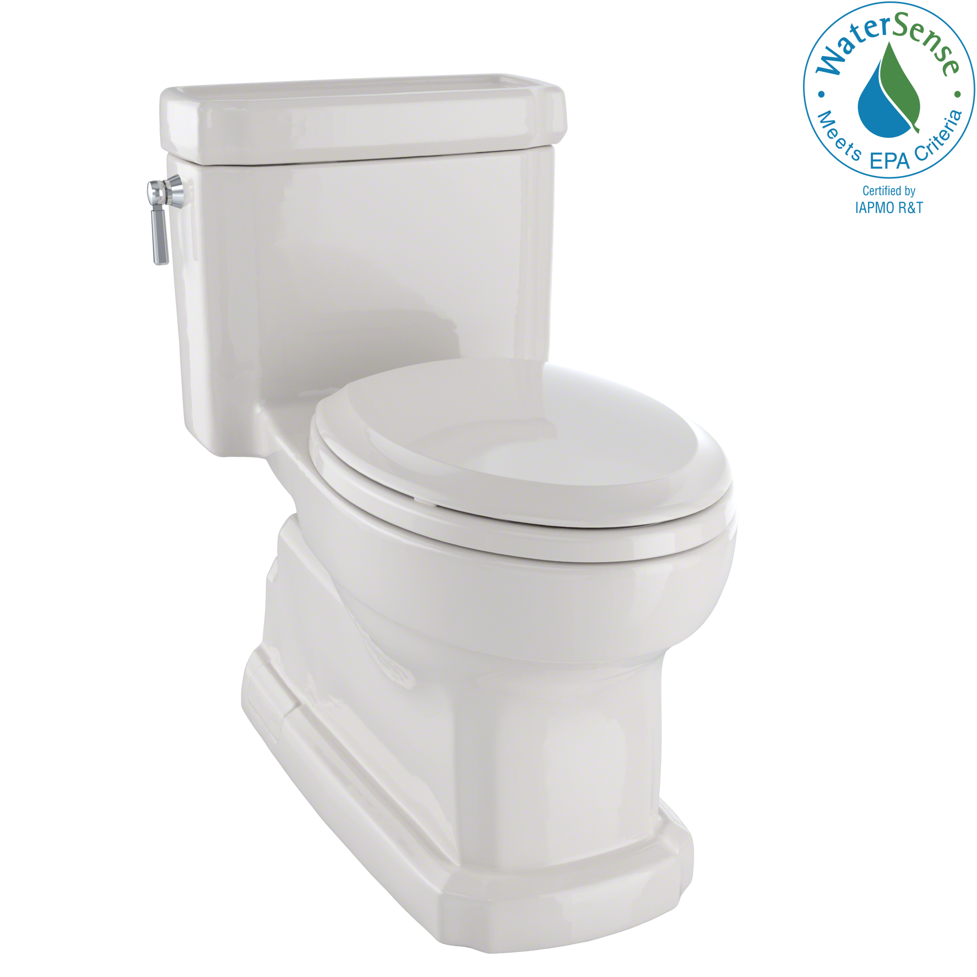 TOTO Eco Guinevere Elongated 1.28 GPF Universal Height Skirted Toilet with CEFIONTECT and SoftClose Seat, Sedona Beige, Vitreous China|Plastic, MS974224CEFG#12