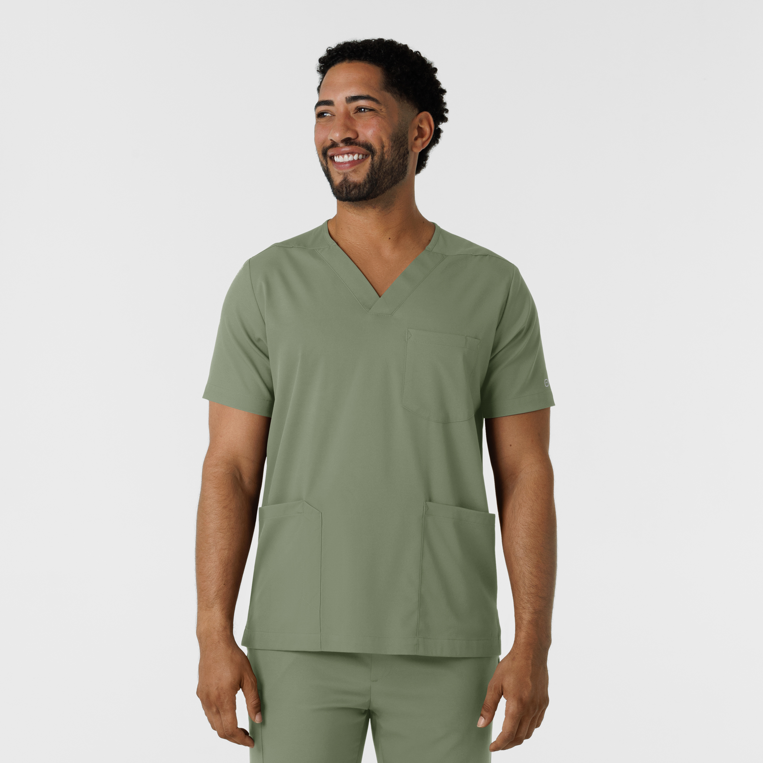 Wink Boundless 6351 Men&#8216;s Multi Pocket Moisture Wicking Medical Scrub Top-Wonder Wink