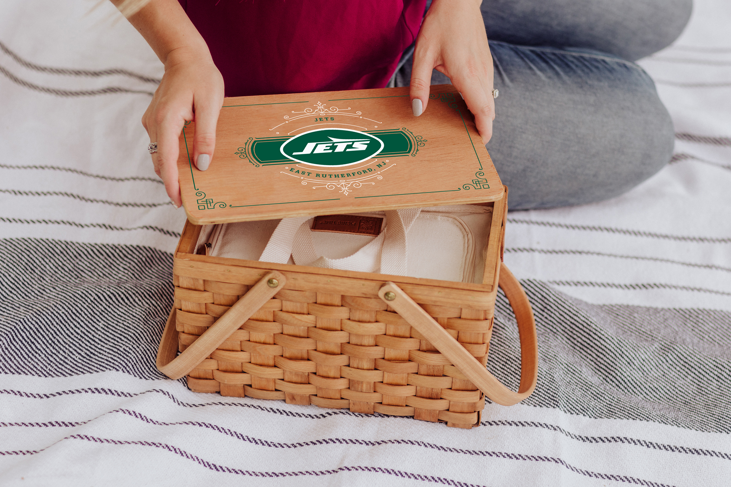 New York Jets - Poppy Personal Picnic Basket