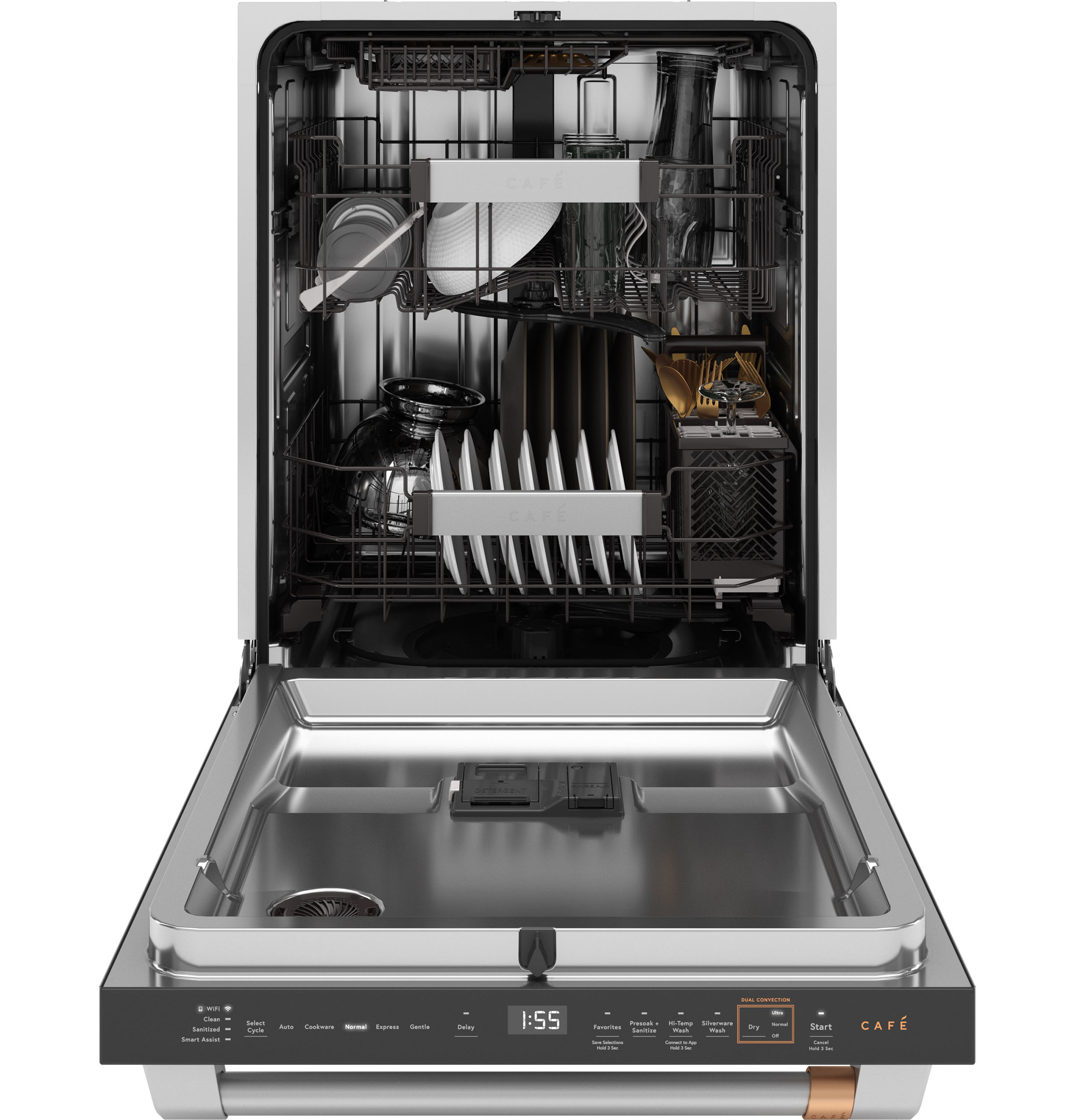 Cafe™ 24" Fingerprint Resistant Stainless Steel Top Control Built In Dishwasher view 4