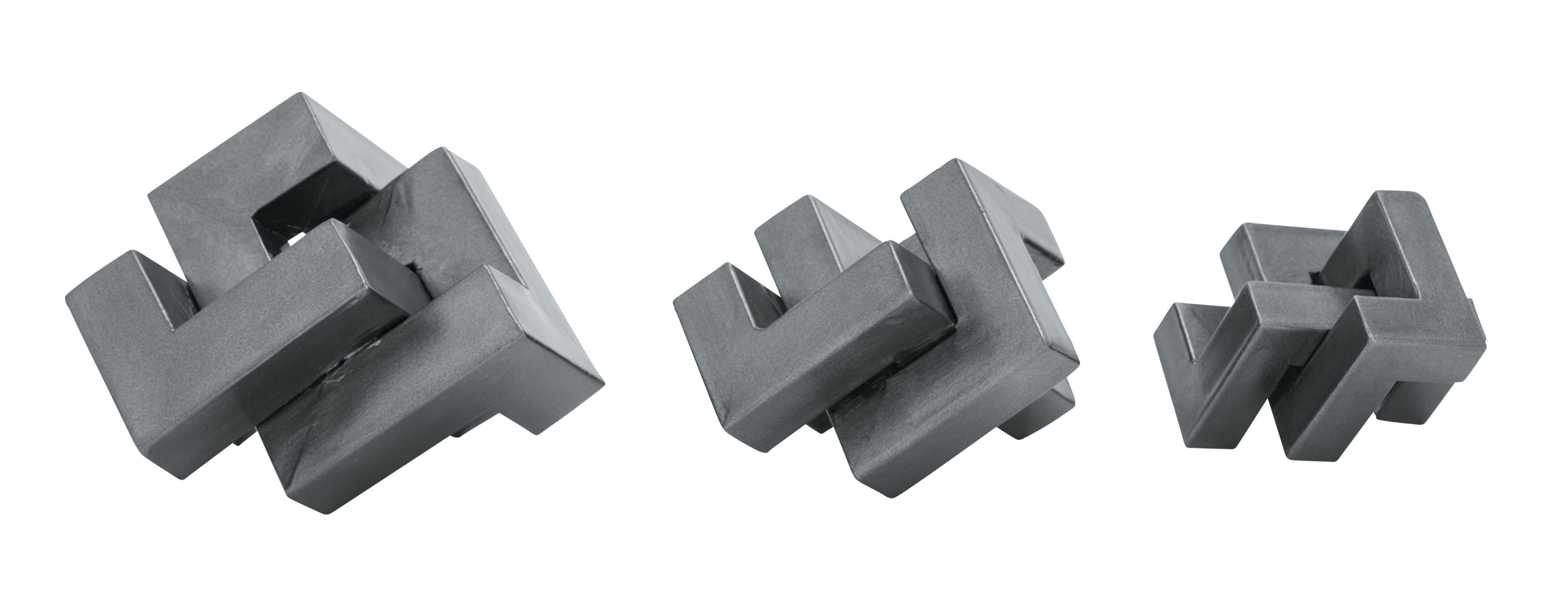 Metal  Sculpture, Set of 3 3", 4", 5"H