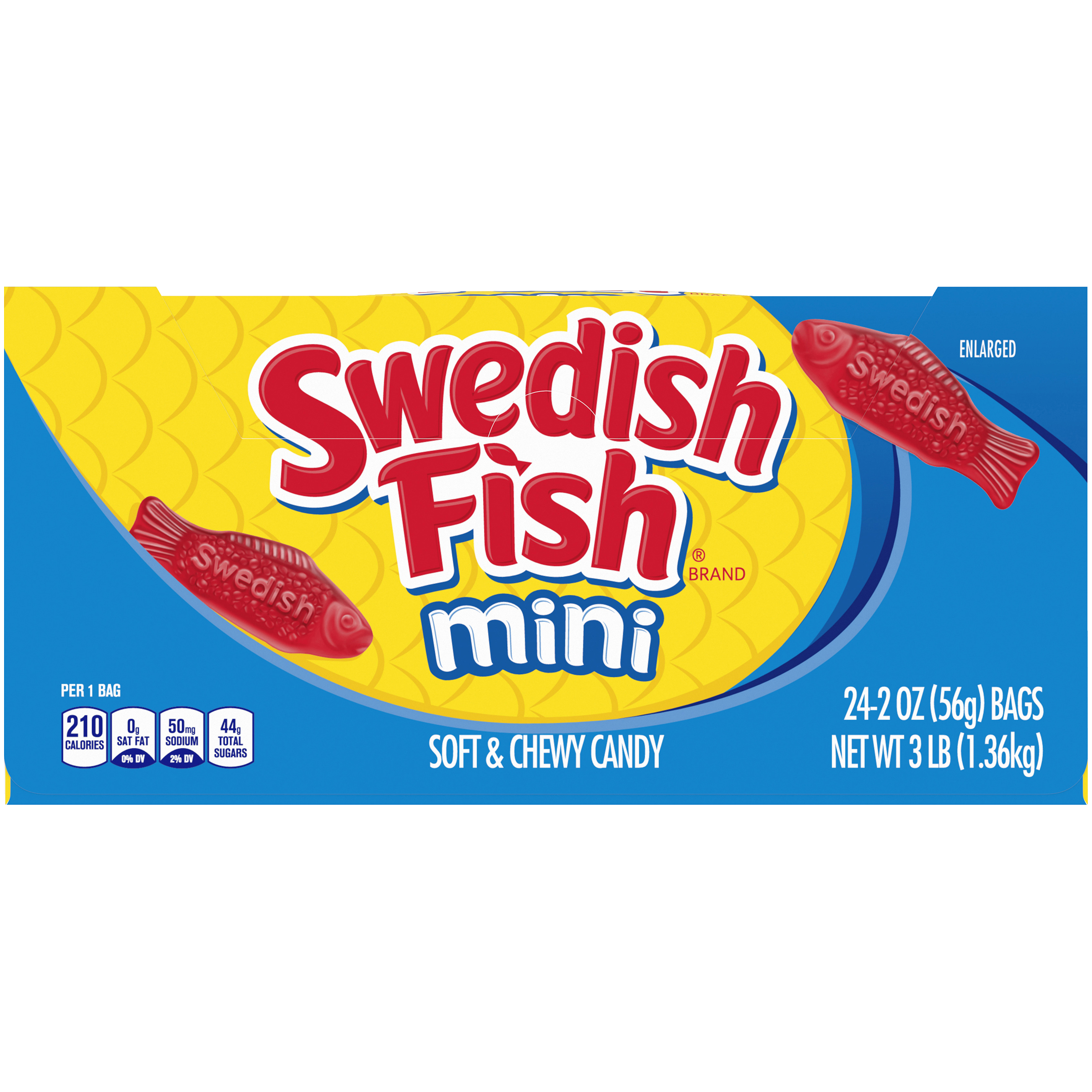 SWEDISH FISH Mini Soft & Chewy Candy, 24 - 2 oz Bags-2