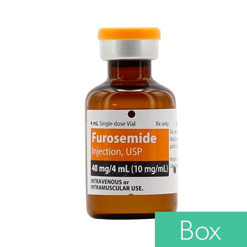 Furosemide 10mg/ml 4ml Single Dose Vial - 25/Box