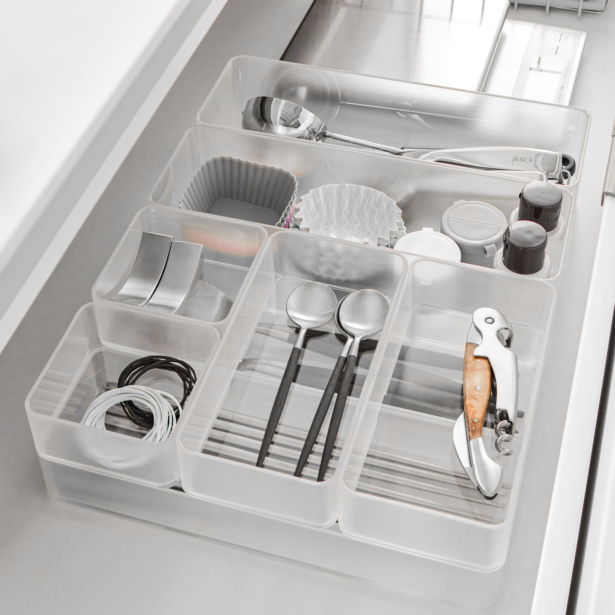 Stackable Organizer L Deep (Set of 2) : Practical Stackability