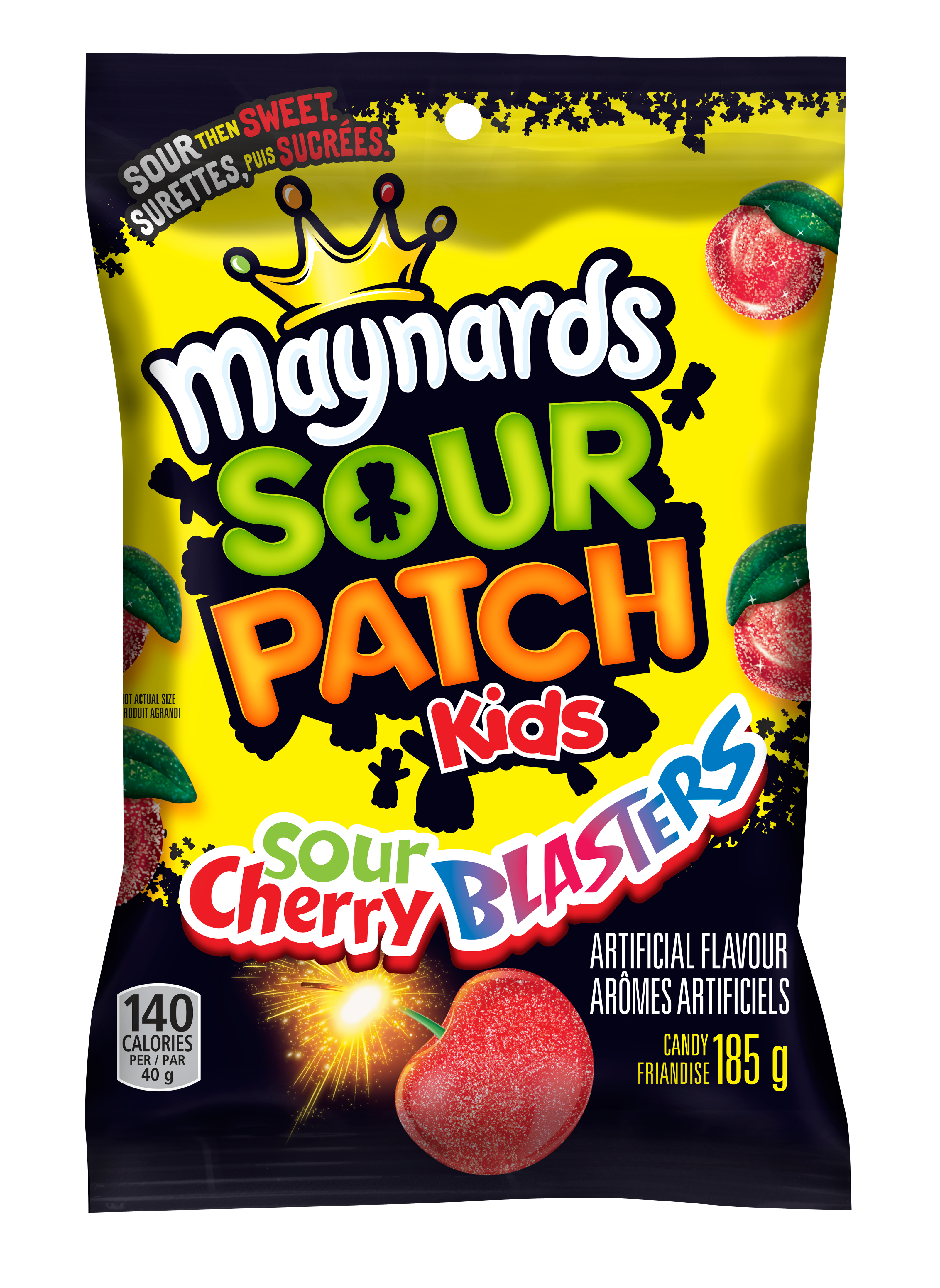 Maynards Sour Cherry Blasters Candy, 185g-1