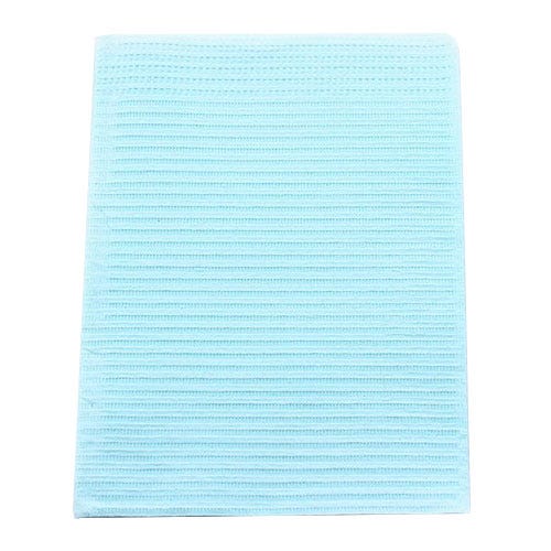 Polyback® Patient Towels, 3-Ply Tissue with Poly, 19" x 13", Blue - 500/Case