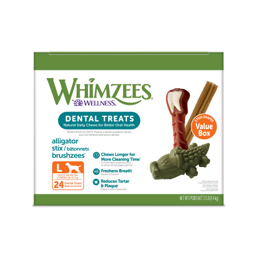 WHIMZEES Variety of Shapes for L treat size
