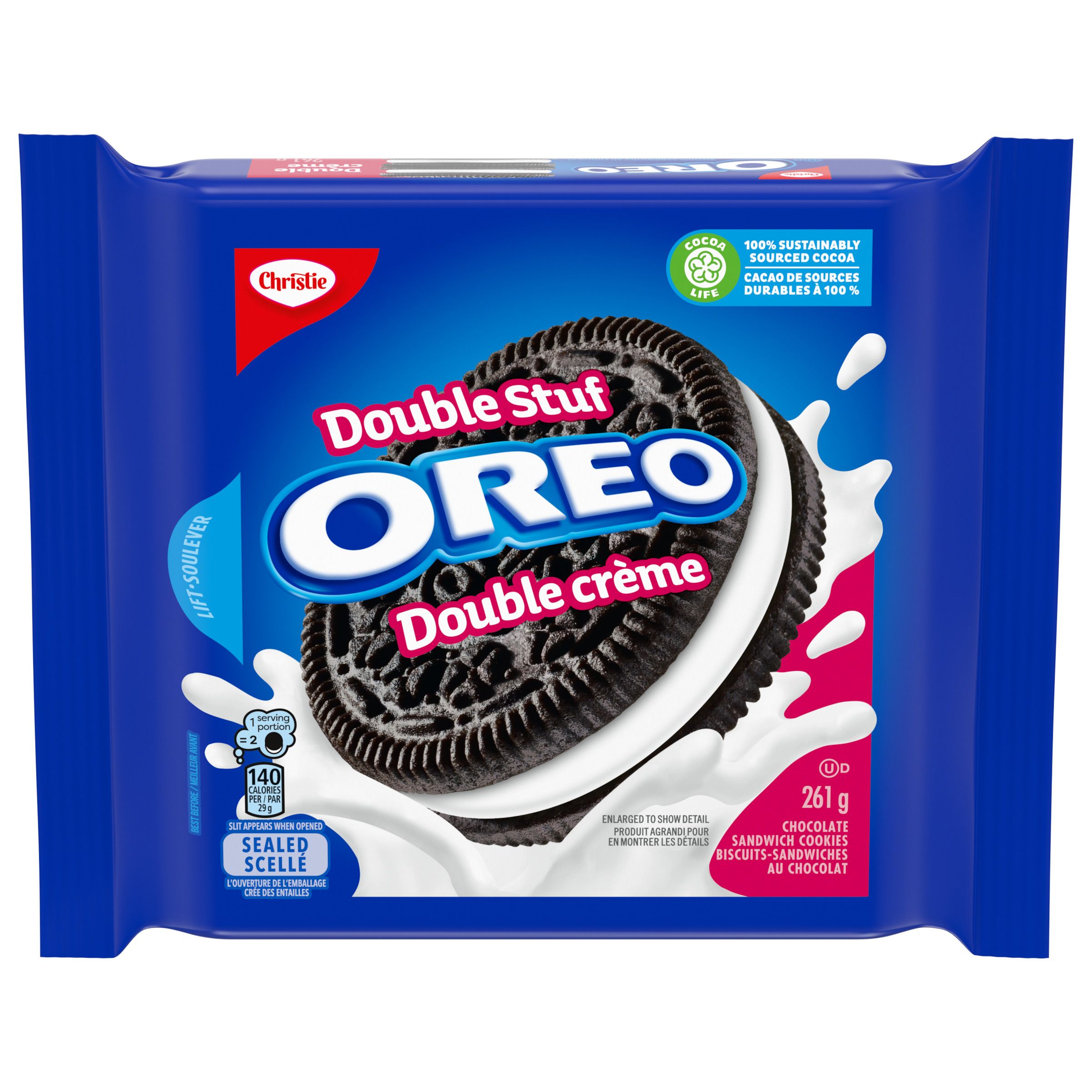 Oreo Double Stuf Sandwich Cookies, 261G-1