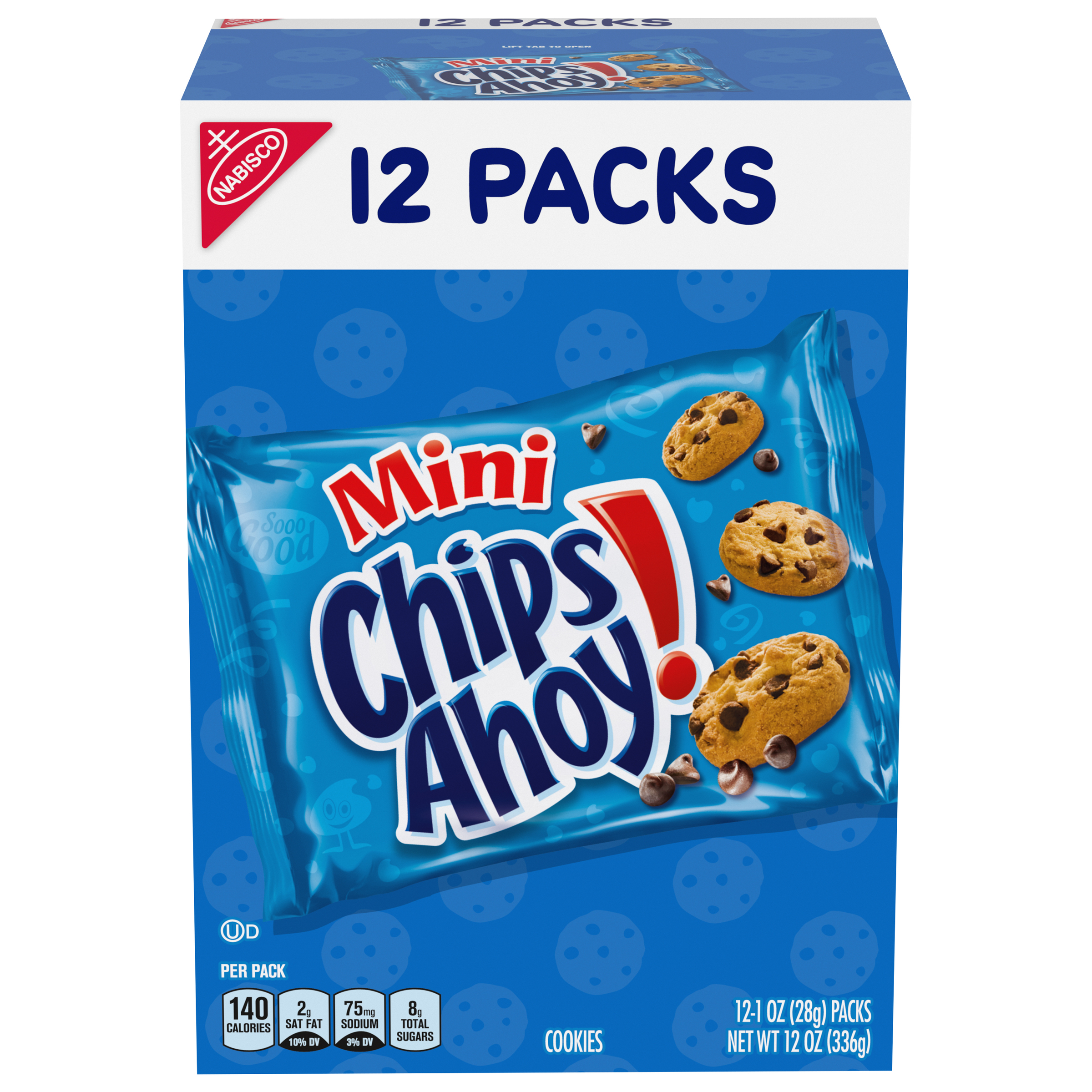 CHIPS AHOY! Mini Chocolate Chip Cookies, 12 Snack Packs-thumbnail-0
