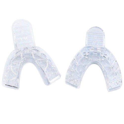 Impression Tray # 6 Perforated Small Lower Clear - 12/Bag